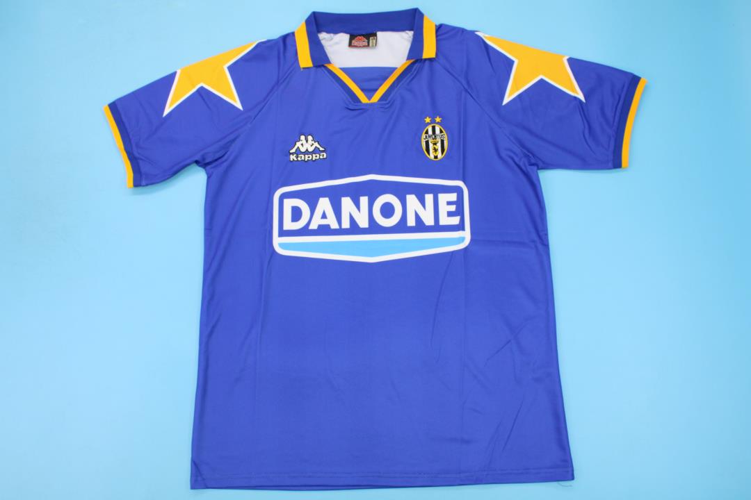 AAA Quality Juventus 94/95 Away Blue Soccer Jersey